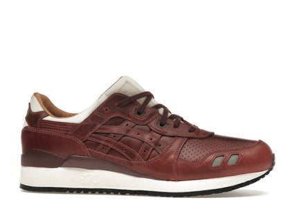 ASICS Gel-Lyte III Packer Shoes x J. Crew Oxblood Leather