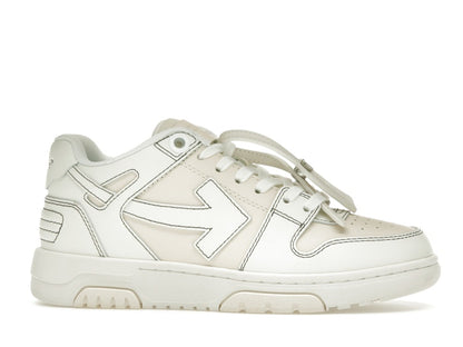 OFF-WHITE Out Of Office OOO Low Tops Cream White