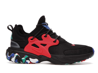 Nike React Presto Black Red Multicolor (GS)