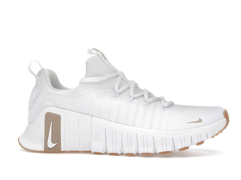 Nike Free Metcon 6 White Gum Light Brown Hemp