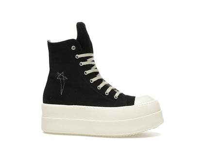Rick Owens Hollywood DRKSHDW Double Bumper High Black Pearl Milk (Women's)