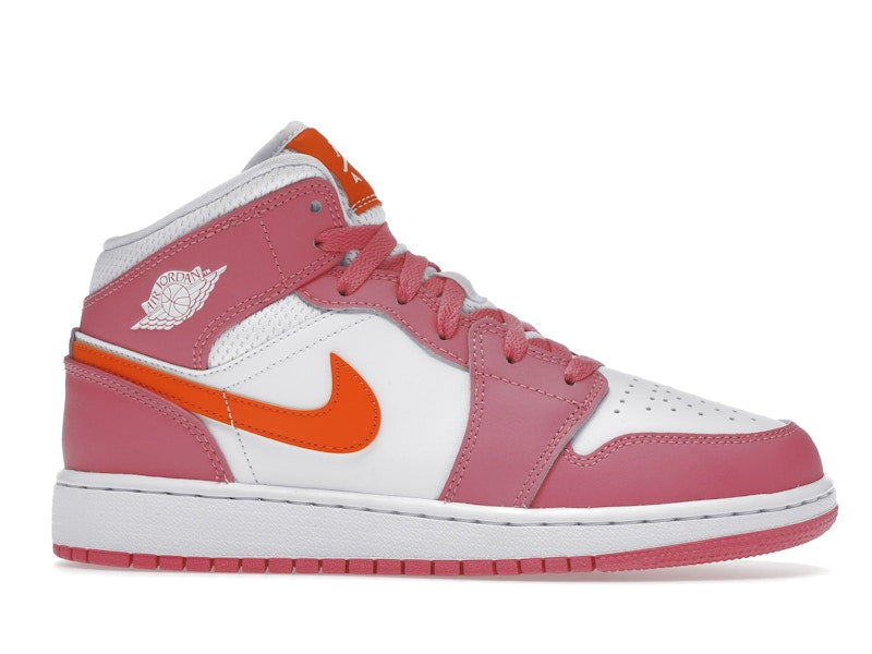 Jordan 1 Mid Pinksicle Safety Orange (GS)