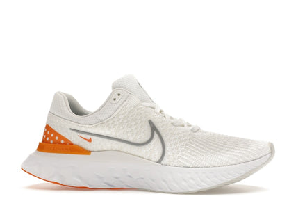 Nike React Infinity Run Flyknit 3 White Grey Kumquat