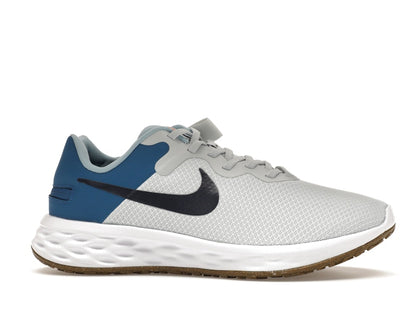 Nike Revolution 6 FlyEase Next Nature Pure Platinum Dark Marina Blue
