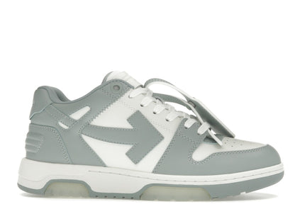 OFF-WHITE Out Of Office OOO Low Tops White Grey