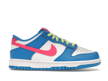 Nike Dunk Low Photo Blue White Light Lemon Twist Hyper Pink (GS)