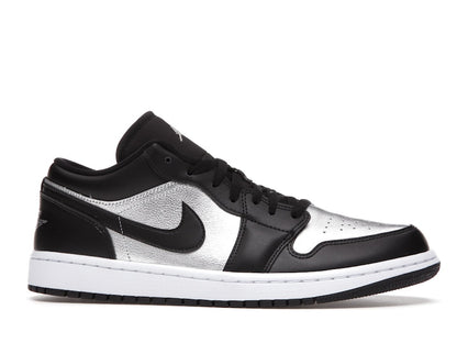 Jordan 1 Low SE Black Metallic Silver (Women's)