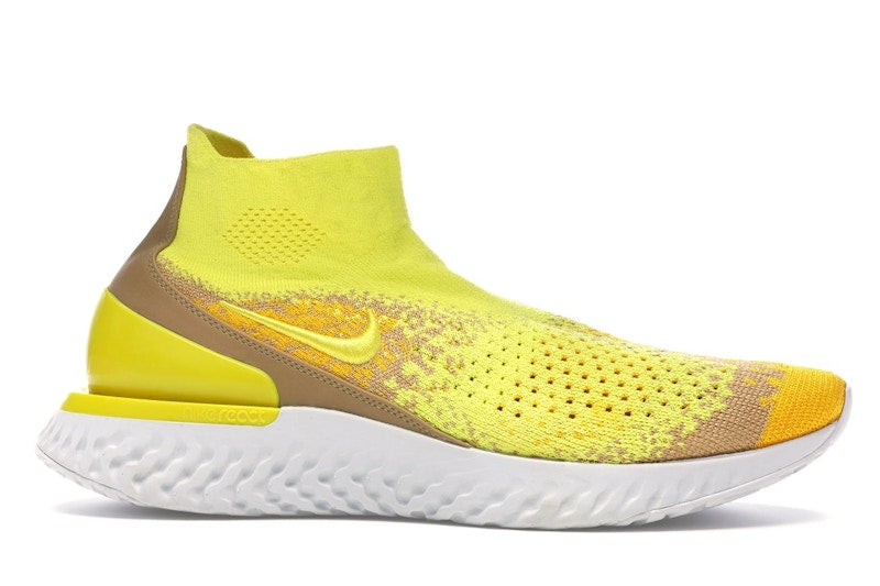 Nike Rise React Flyknit Sonic Yellow
