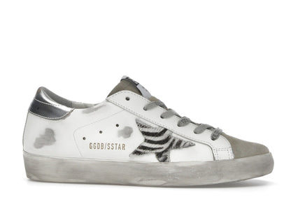 Golden Goose Super-Star Zebra Print Pony Skin Star (Women's)