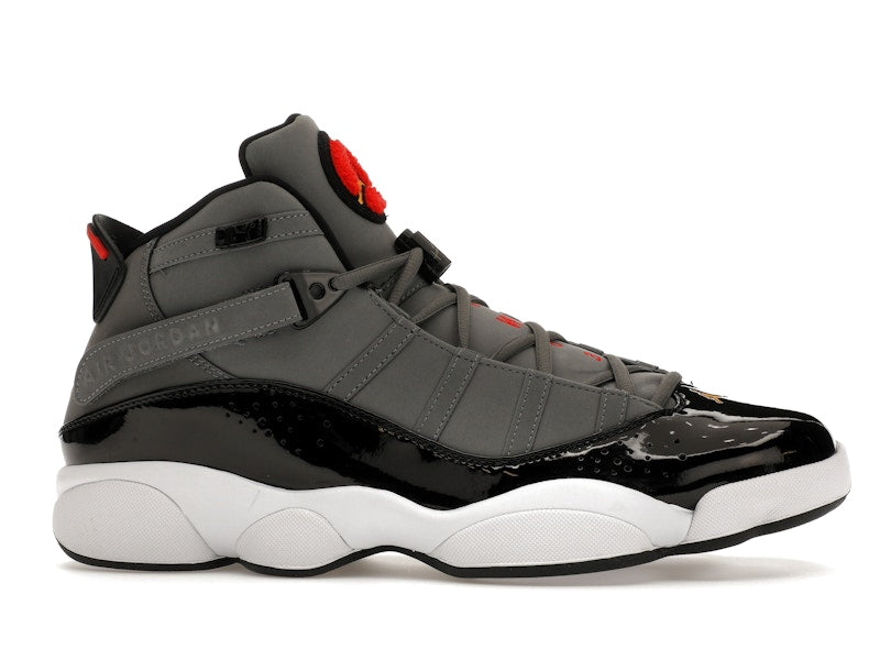Jordan 6 Rings Smoke Grey Black Red Gold
