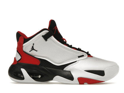 Jordan Max Aura 4 White Black University Red