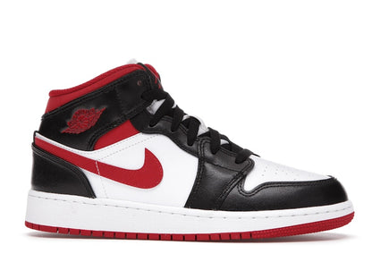 Jordan 1 Mid Gym Red Black White (GS)