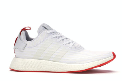 adidas NMD R2 White Core Red Two Toned