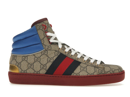 Gucci Ace GG High Top Beige Ebony