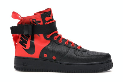 Nike SF Air Force 1 Mid Habanero Red Black