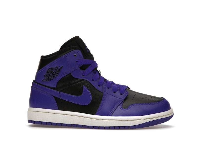 Jordan 1 Mid Purple Black (Women's)