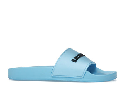 Balenciaga Pool Slide Blue Sky (Womens)