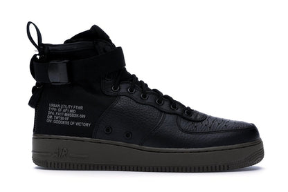 Nike SF Air Force 1 Mid Black Dark Hazel