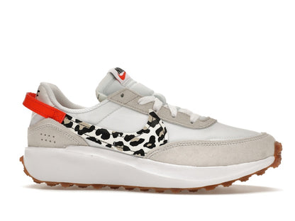 Nike Waffle Debut White Team Orange Leopard (Women's)