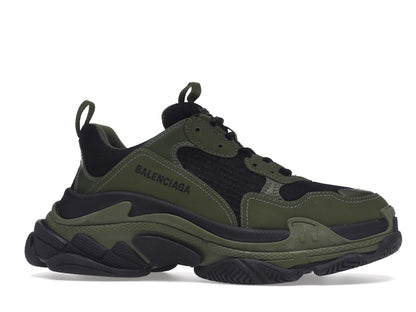 Balenciaga Triple S Dark Green Black