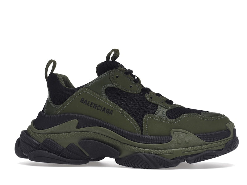 Balenciaga Triple S Dark Green Black