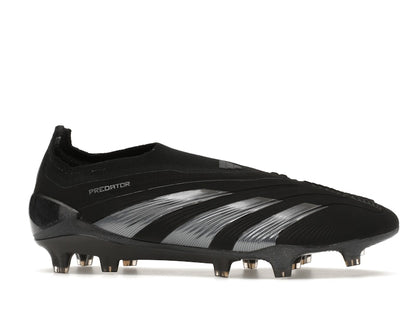 adidas Predator 24 Elite Laceless FG Core Black Carbon