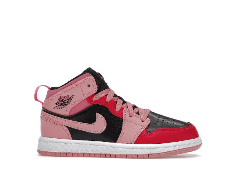 Jordan 1 Mid Coral Chalk (PS)