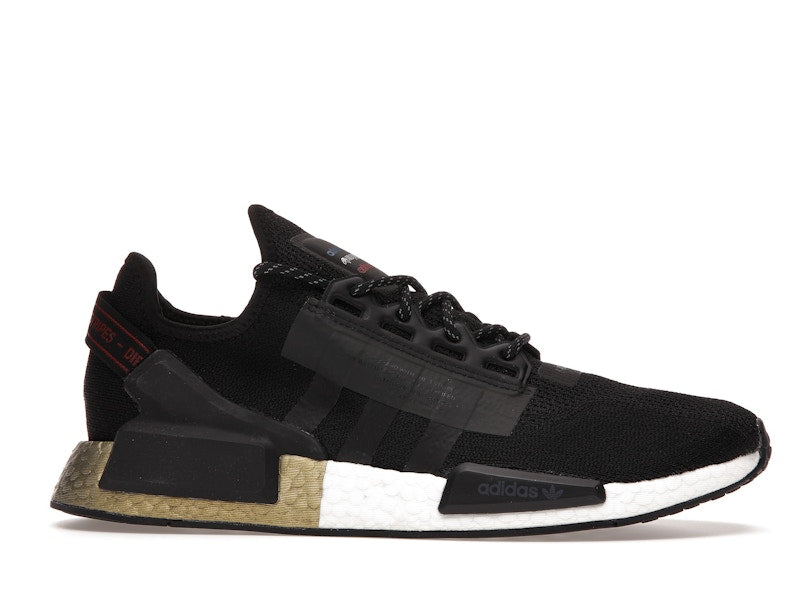 adidas NMD V2 Core Black Gold Metallic