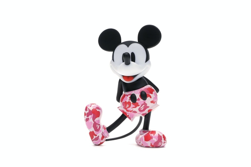 BAPE x Mickey Mouse 90th Anniverary Figure Red Camo