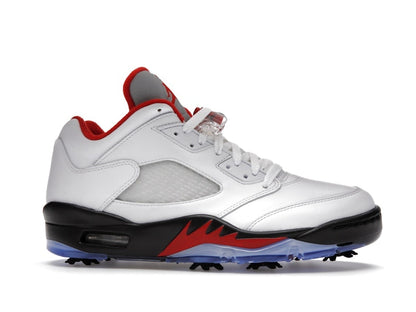 Jordan 5 Retro Low Golf Fire Red (Silver Tongue)
