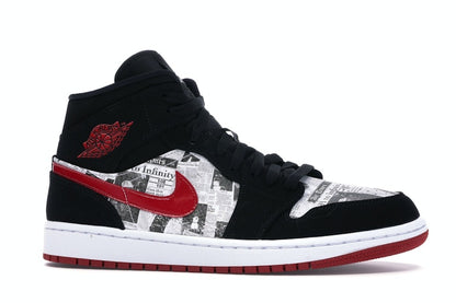 Jordan 1 Mid Newspaper Air Times