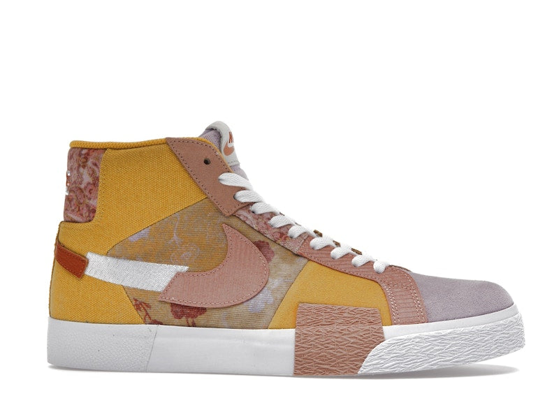 Nike SB Zoom Blazer Mid Premium Floral Paisley Sanded Gold