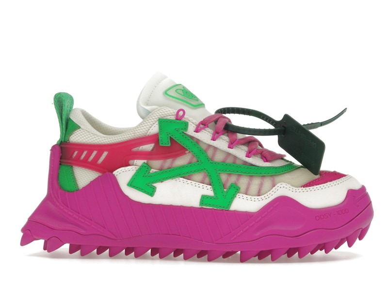 OFF-WHITE Odsy-1000 White Fuchsia Green (Women's)