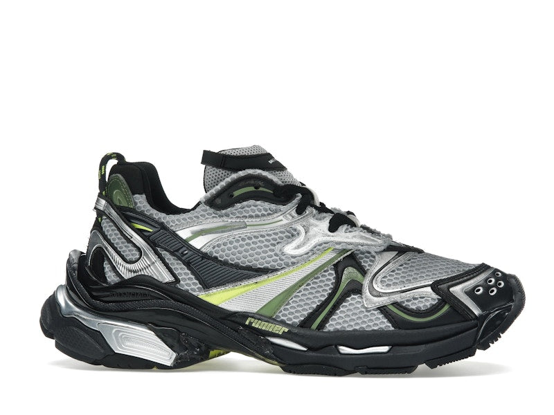 Balenciaga Runner 2.0 Worn-Out Silver Neon Yellow