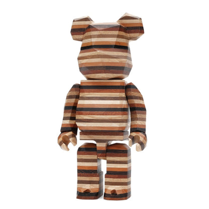 Bearbrick Karimoku Fragment Polygon-Horizon 400% Wood