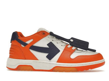 OFF-WHITE Out Of Office OOO Low Tops White Orange Blue