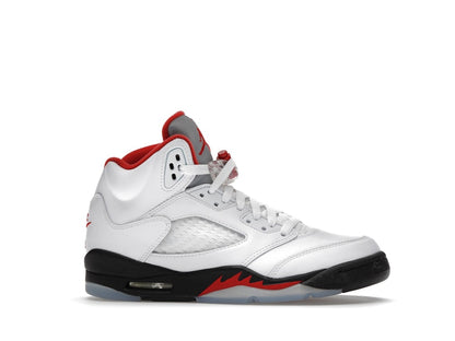 Jordan 5 Retro Fire Red Silver Tongue (2020) (GS)