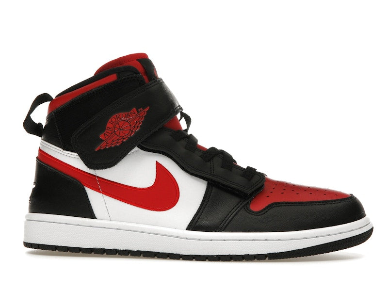 Jordan 1 High FlyEase Black White Fire Red