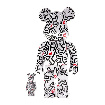 Bearbrick Keith Haring #8 100% & 400% Set