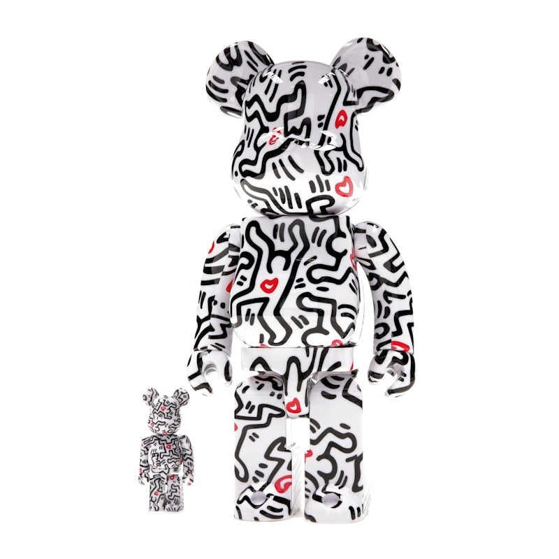 Bearbrick Keith Haring #8 100% & 400% Set