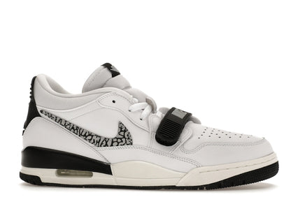 Jordan Legacy 312 Low White Black Elephant Swoosh