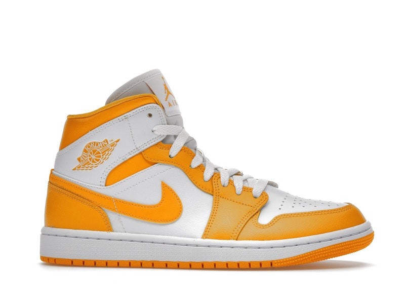 Jordan 1 Mid White University Gold (Women's)