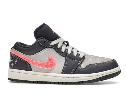 Jordan 1 Low Light Graphite Hot Punch (Women's)