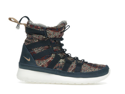 Nike Roshe Run Hi Sneakerboot QS Liberty of London Armory Navy (Women's)