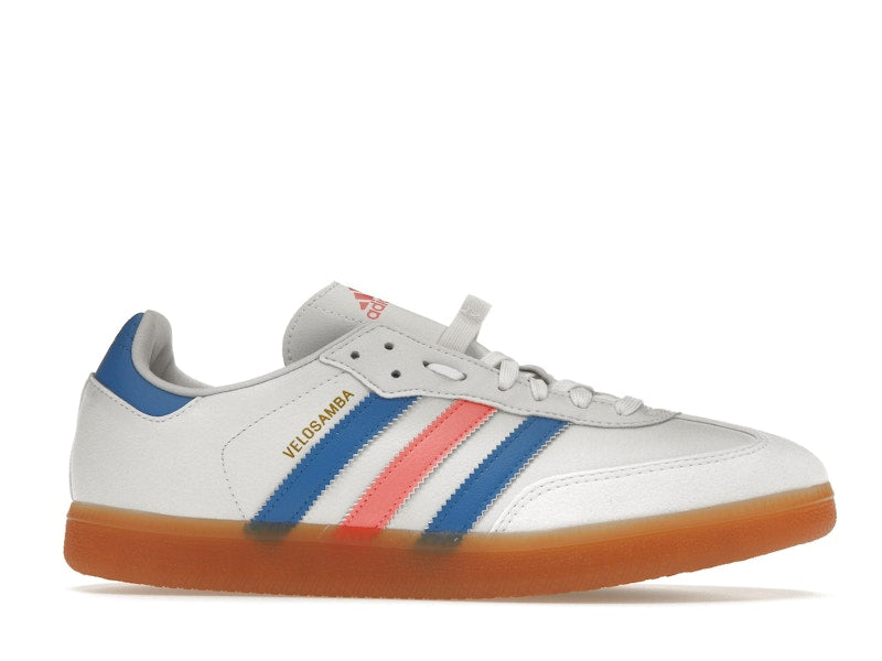 adidas Velosamba Vegan Cloud White Turbo Blue Rush