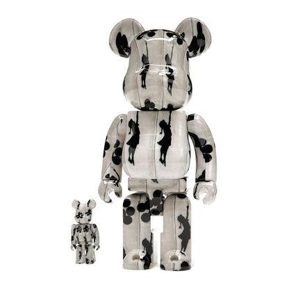 Bearbrick Flying Balloons Girl 100% & 400% Set