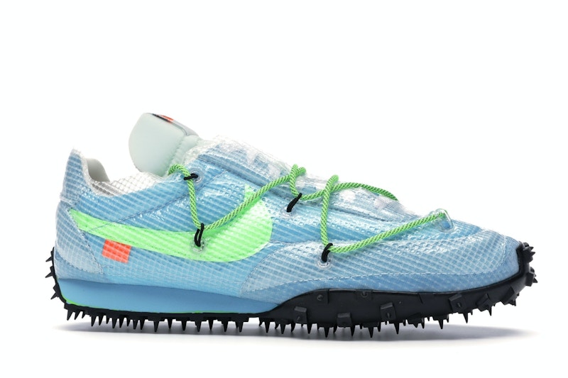 Nike Waffle Racer Off-White Vivid Sky (Women's)
