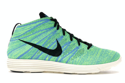 Nike Lunar Flyknit Chukka Blue Glow Volt
