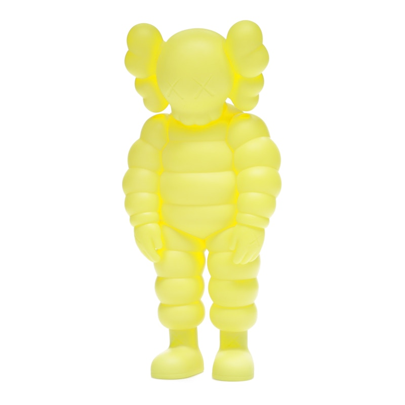 KAWS What Party Vinyl Figure Yellow