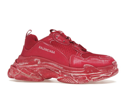 Balenciaga Triple S Faded Red